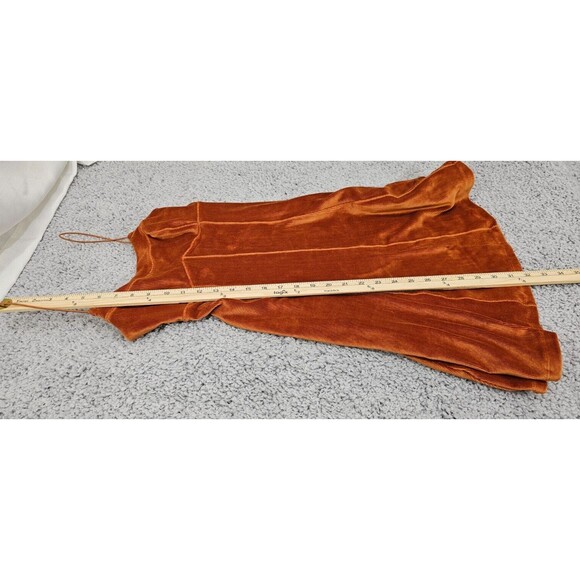 Fit & Flare Dress Womens Babydoll Festival Fairy Grunge Skater Y2K Orange Size S - Picture 10 of 12